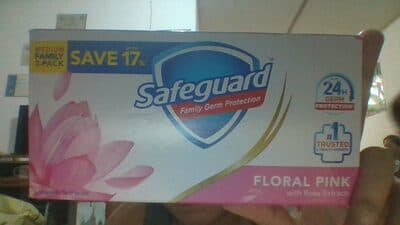 Safeguard Family Germ Protection Medium Family 3 Pack Floral Pink