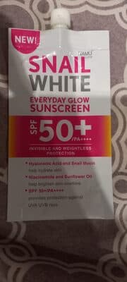Snail White Everyday Glow Sunscreen