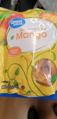 Great Value Sweetened Dried Mango