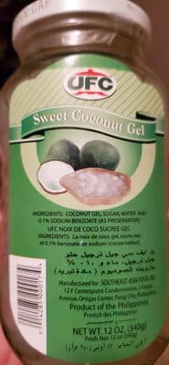 UFC Sweet Coconut Gel