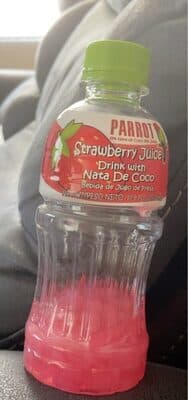 Strawberry Juice with Nata de Coco