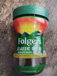Folgers Decaf Classic Instant Coffee