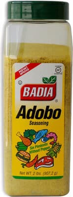 Badia Adobo Seasoning Without Pepper