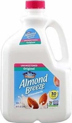 Blue Diamond Almond Breeze Almondmilk Unsweetened Original Chilled