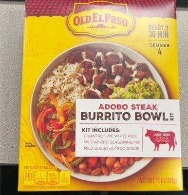 Old El Paso Adobo Steak Burrito Bowl