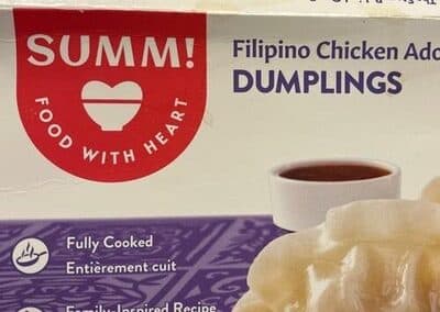 Summ! Filipino Chicken Adobo Dumplings