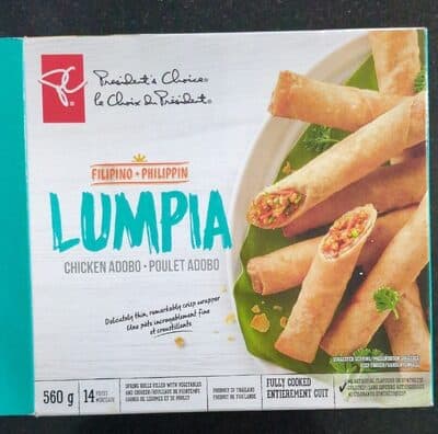 President's Choice Lumpia Chicken Adobo