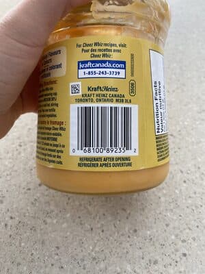Kraft Cheez Whiz Pizza Sauce