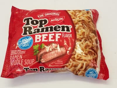Nissin Ramen Noodle Soup, Beef