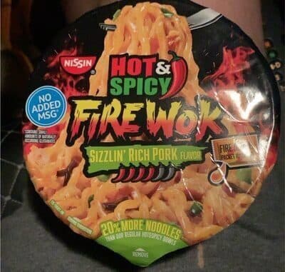 Nissin Hot & Spicy Fire Wok