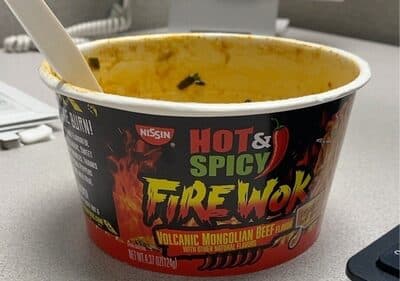 Nissin Hot and Spicy Fire Wok