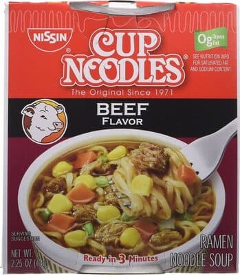 Nissin Cup Noodles Beef