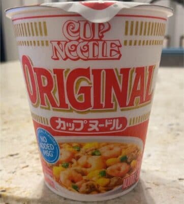 Nissin Cup Noodle Shrimp