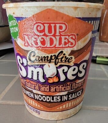 Nissin Campfire S'mores Cup Noodles Ramen