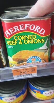 Hereford Corned Beef and Onions