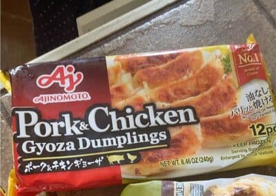 Ajinomoto Pork & Chickrn Gyoza Dumplings