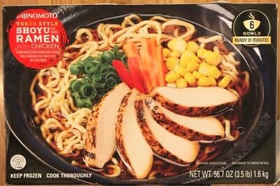 Ajinomoto Shoyu Ramen with Chicken