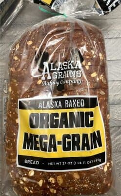 Alaska Grains Baking Company Baked Organic Mega-grain Bread