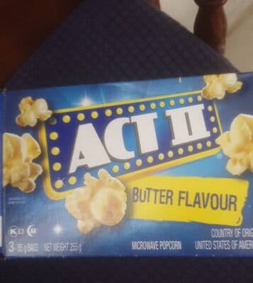 Act II Act 2 Popcorn Butter Flavour