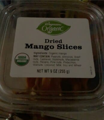 Wegmans Organic Dried Mango Slices