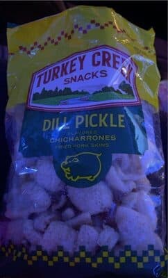 Dill Pickle Flavored Chicharones Fried Pork Skins