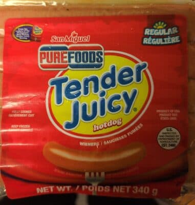 Purefoods Tender Juicy Hotdog