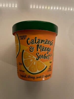 Trader Joe's Calamansi & Mango Sorbet