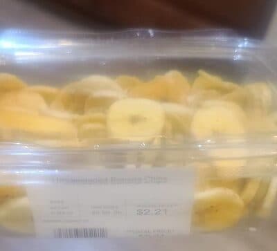 Unsweetened Banana Chips