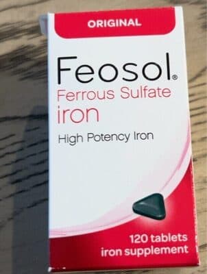 Ferrous Sulfate Iron Tablets
