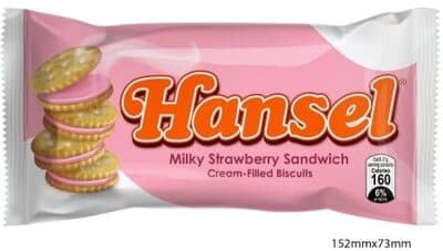 Rebisco Hansel Sandwich Strawberry