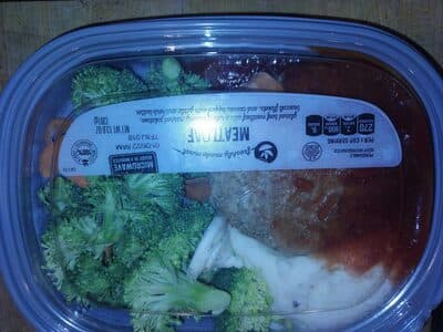 Giant Meat Loaf TV Dinner