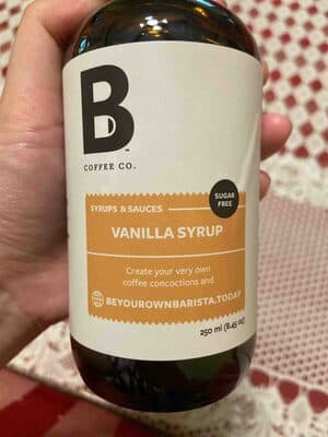 B Coffee Co. Vanilla Syrup