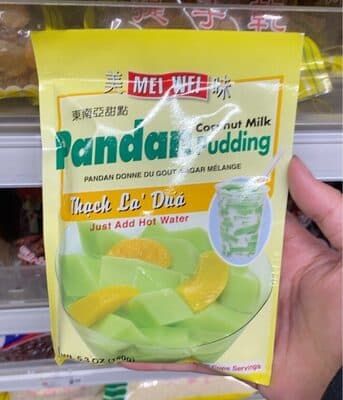 Mei Wei Pandan Coconut Milk Pudding