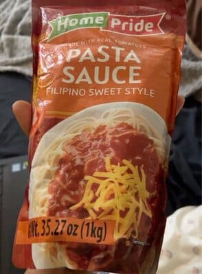 Pasta Sauce Filipino Sweet Style
