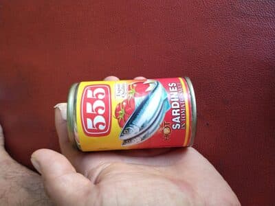 Columbus Seafoods 555, Sardines in Tomato Sauce, Hot