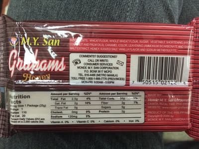 M.Y. San Honey Graham Crackers