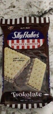 Skyflakes Cracker Sandwich Tsokolate