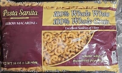 Pasta Sanita 100% Whole Wheat