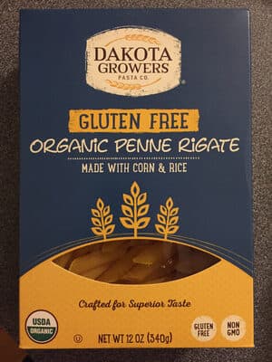 Dakota Growers Pasta Co. Gluten Free Organic Penne Rigate
