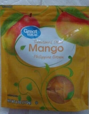 Great Value Sweetened Dried Mango