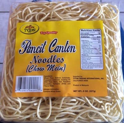 Pancit Canton Noodles (Chow Mein)