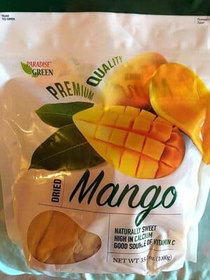 Paradise Green Dried Mango