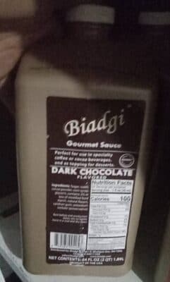 Biadgi Dark Chocolate Sauce