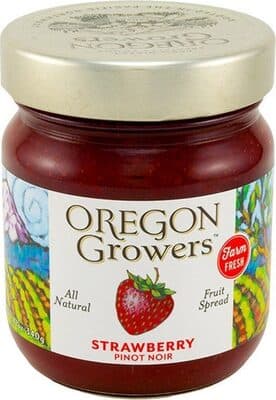 Oregon Growers Strawberry Pinot Noir Fruit Spread