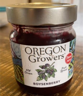 Oregon Growers Boysenberry Fruit Spread