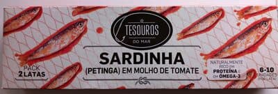 Tesouros Do Mar Sardinha (Petinga) Em Molho de Tomate