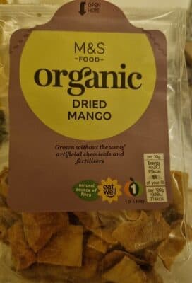 Marks & Spencer Organic Dried Mango
