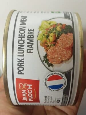 Jean Flock Pork Luncheon Meat Fiambre