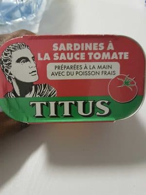 Titus Sardines Tomates 1 / 4 3x125g