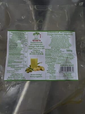 Three Coconut Tree Sugar Cane Juice with Calamansi